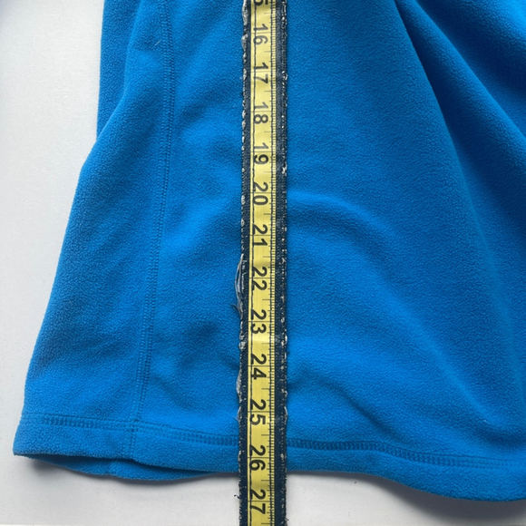 Eddie Bauer Women's Bright Blue Fleece Pullover Medium - Picture 5 of 8
